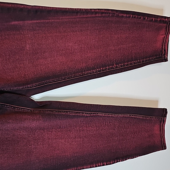 Love & Legend Deep Burgundy Size 22 Jeggings - Picture 3 of 7